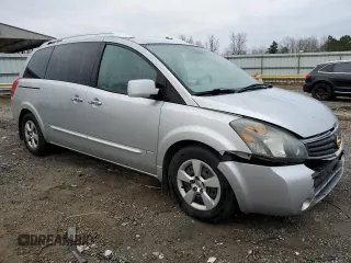 2008 Nissan Quest S with VIN 5N1BV28U58N120030, listed as a Copart auction lot 44403825 with 225,303 mi miles and Salvage Title. Bid and sale history available at carsss.com. Image 4.