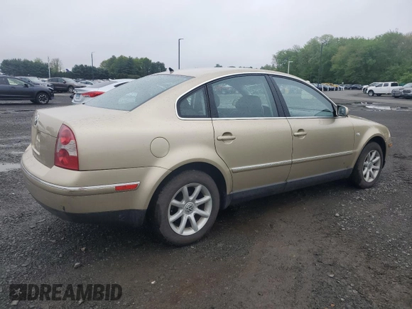 2004 Volkswagen Passat GLS z VIN WVWPD63B34E075688, wystawiony jako Copart lot #56297475 z przebiegiem 135 684 mil mil oraz Szkoda całkowita • Salvage title. Historia ofert i sprzedaży dostępna na DreamBid. Obrazek 3.