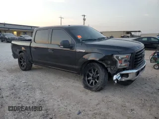 2015 Ford F-150 XL with VIN 1FTEW1CP3FKE08542, listed as a Copart auction lot 45720525 with 150,187 mi miles and Salvage Title. Bid and sale history available at carsss.com. Image 4.