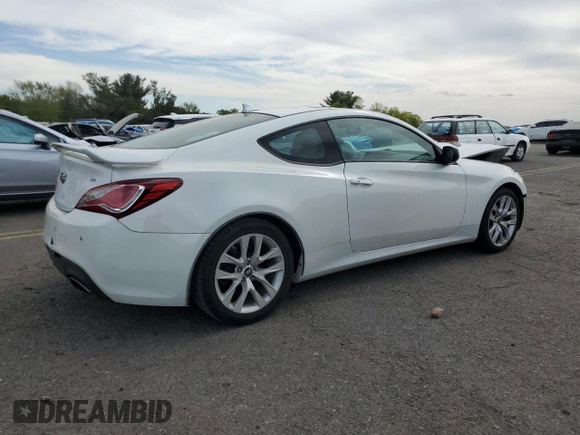 2013 Hyundai Genesis Coupe Track z VIN KMHHU6KJ9DU093661, wystawiony jako Copart lot #53787115 z przebiegiem 105 677 mil mil oraz Szkoda całkowita • Salvage title. Historia ofert i sprzedaży dostępna na DreamBid. Obrazek 3.