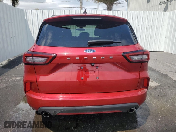 2024 Ford Escape ST-Line with VIN 1FMCU0MN3RUA44678, listed as a Copart auction lot 52293305 with 27,471 mi miles and Non Repairable. Bid and sale history available at DreamBid. Image 6.
