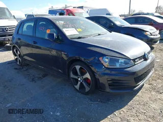 2016 Volkswagen Golf GTI SE with VIN 3VW4T7AU4GM036765, listed as a IAAI auction lot 40674297 with 199,583 mi miles. Bid and sale history available at carsss.com. Image 1.
