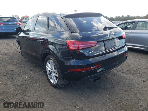 2017 Audi Q3 Premium with VIN WA1ECCFS1HR002039, listed as a Copart auction lot 61215381 with 60,429 mi miles. Bid and sale history available at carsss.com. Image 3.