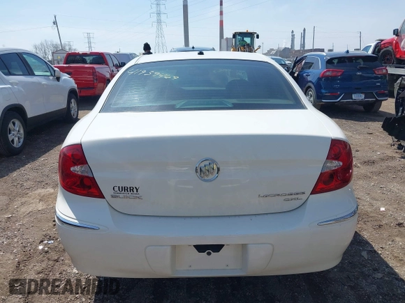 2007 Buick LaCrosse CXL with VIN 2G4WD582171243893, listed as a IAAI auction lot 41939469 with 82,218 mi miles. Bid and sale history available at carsss.com. Image 17.
