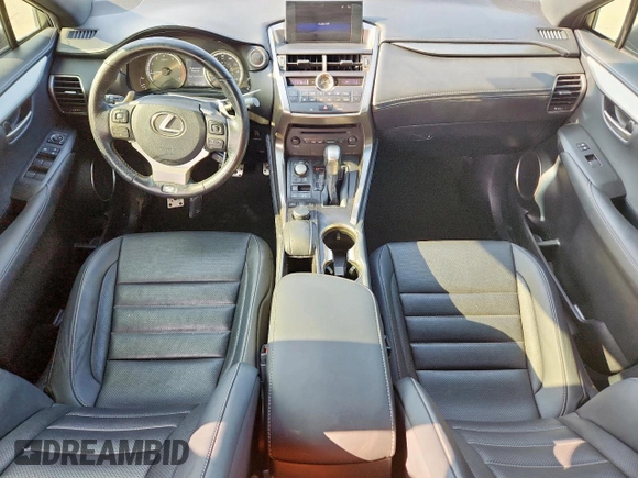 2017 Lexus NX 200t with VIN JTJYARBZXH2081618, listed as a Copart auction lot 57838325 with 96,172 mi miles and Salvage title. Bid and sale history available at DreamBid. Image 8.