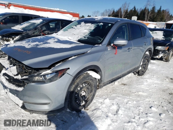 2017 Mazda CX-5 Sport with VIN JM3KFABL3H0227562, listed as a Copart auction lot 43960415 with 0 mi miles and Salvage Title. Bid and sale history available at carsss.com. Image 1.