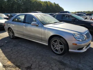2006 Mercedes-Benz S-Class 5.0L with VIN WDBNG75J06A483468, listed as a Copart auction lot 74418814 with 36,623 mi miles and Salvage Title. Bid and sale history available at carsss.com. Image 4.