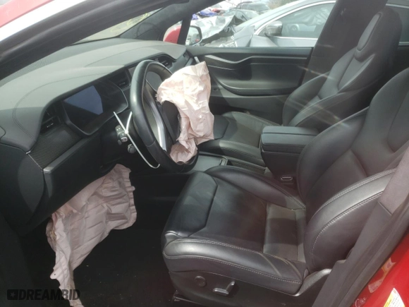 2018 Tesla Model X 75D with VIN 5YJXCDE28JF137763, listed as a Copart auction lot 45158763 with 53,320 mi miles. Bid and sale history available at carsss.com. Image 7.
