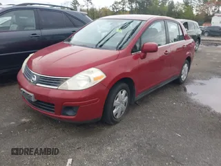 2007 Nissan Versa 1.8 SL with VIN 3N1BC11E47L433191, listed as a IAAI auction lot 41993503 with 247,619 mi miles. Bid and sale history available at carsss.com. Image 2.