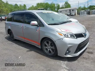 2017 Toyota Sienna SE with VIN 5TDXZ3DC5HS777793, listed as a IAAI auction lot 42295108 with 142,707 mi miles and . Bid and sale history available at DreamBid. Image 1.