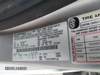 2015 Ford Fiesta SE with VIN 3FADP4BJ2FM220598, listed as a IAAI auction lot 41213342 with 1 mi miles. Bid and sale history available at carsss.com. Image 9.