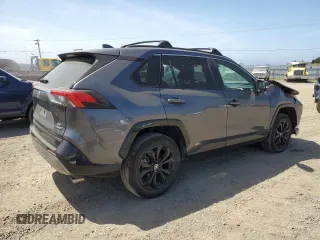 2022 Toyota RAV4 Hybrid SE with VIN 4T3T6RFV1NU068605, listed as a Copart auction lot 53846785 with 51,627 mi miles and Salvage title. Bid and sale history available at DreamBid. Image 3.