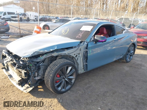 2022 Infiniti Q60 Red Sport 400 with VIN JN1FV7LL0NM680575, listed as a IAAI auction lot 41436276 with 26,862 mi miles and . Bid and sale history available at DreamBid. Image 21.