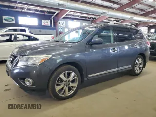 2014 Nissan Pathfinder SL with VIN 5N1AR2MM8EC624536, listed as a Copart auction lot 63219055 with 203,545 mi miles and Clean title. Bid and sale history available at DreamBid. Image 1.