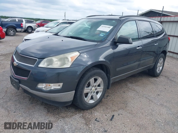 2012 Chevrolet Traverse LS with VIN 1GNKREED5CJ375122, listed as a IAAI auction lot 41993388 with 216,062 mi miles and . Bid and sale history available at DreamBid. Image 2.