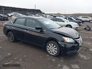 2015 Nissan Sentra SV with VIN 3N1AB7AP0FL657737, listed as a IAAI auction lot 41886658 with 123,994 mi miles. Bid and sale history available at carsss.com. Image 1.
