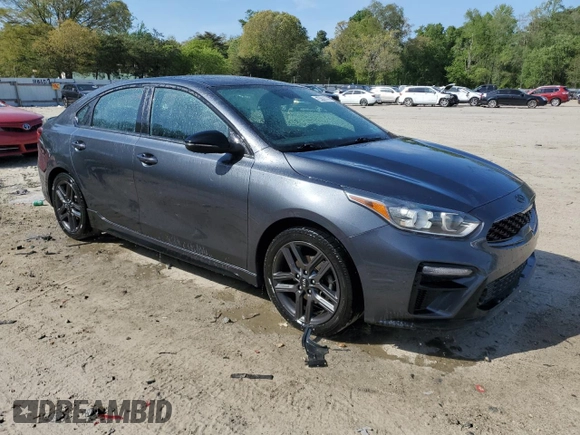 2021 Kia Forte GT-Line z VIN 3KPF34AD2ME273741, wystawiony jako Copart lot #54116265 z przebiegiem 117 336 mil mil oraz Czysty tytuł • Clean title. Historia ofert i sprzedaży dostępna na DreamBid. Obrazek 4.