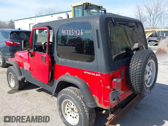 1994 Jeep Wrangler S with VIN 1J4FY19P6RP413984, listed as a IAAI auction lot 41785426 with 188,346 mi miles. Bid and sale history available at carsss.com. Image 3.