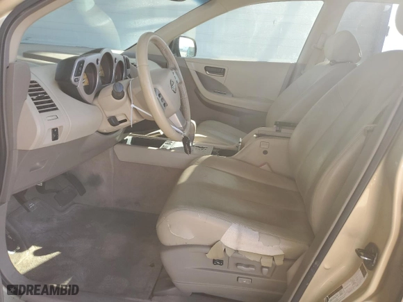 2004 Nissan Murano SL with VIN JN8AZ08T74W205184, listed as a Copart auction lot 75888294 with 143,393 mi miles and Salvage Title. Bid and sale history available at carsss.com. Image 7.