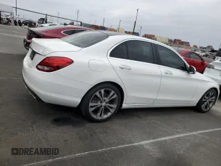 2016 Mercedes-Benz C 300 with VIN 55SWF4JB3GU155989, listed as a Copart auction lot 61872425 with 132,637 mi miles and Salvage title. Bid and sale history available at DreamBid. Image 3.