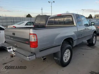 1997 Toyota T100 SR5 with VIN JT4UN24D8V0046646, listed as a Copart auction lot 43251895 with 166,827 mi miles and Salvage Title. Bid and sale history available at DreamBid. Image 3.