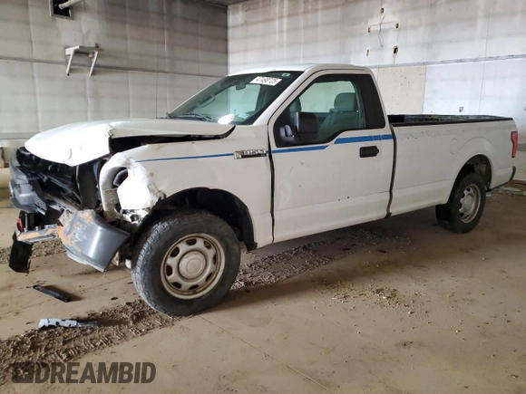 2016 Ford F-150 XL with VIN 1FTMF1C83GKE48979, listed as a Copart auction lot 47498725 with 96,421 mi miles and Salvage Title. Bid and sale history available at DreamBid. Image 1.