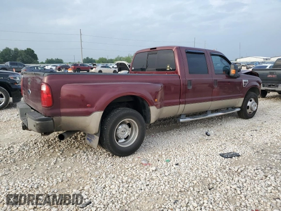 2008 Ford F-350 with VIN 1FTWW32R08EA90223, listed as a Copart auction lot 53132245 with 174,933 mi miles and Salvage title. Bid and sale history available at DreamBid. Image 3.