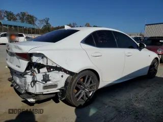 2017 Lexus IS 350 with VIN JTHBE1D24H5028568, listed as a Copart auction lot 77544594 with 98,280 mi miles and Salvage Title. Bid and sale history available at DreamBid. Image 3.