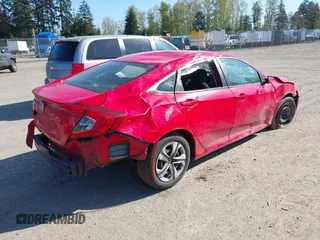 2016 Honda Civic Sedan LX with VIN 2HGFC2F56GH530741, listed as a IAAI auction lot 42057643 with 108,518 mi miles. Bid and sale history available at carsss.com. Image 4.