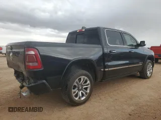 2020 Ram 1500 Limited z VIN 1C6RREHT2LN133673, wystawiony jako Copart lot #79142814 z przebiegiem 43 965 mil mil oraz Szkoda całkowita • Salvage title. Historia ofert i sprzedaży dostępna na DreamBid. Obrazek 3.