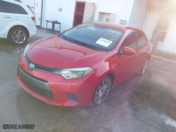 2015 Toyota Corolla L with VIN 2T1BURHE7FC364108, listed as a IAAI auction lot 41858523 with 307,216 mi miles. Bid and sale history available at carsss.com. Image 2.