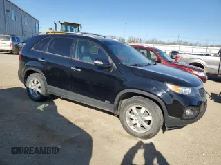 2012 Kia Sorento LX with VIN 5XYKTDA29CG257924, listed as a Copart auction lot 53716185 with 106,850 mi miles and Salvage Title. Bid and sale history available at carsss.com. Image 4.