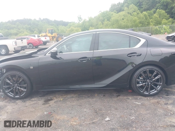 2025 Lexus IS 350 F Sport with VIN JTHBZ1B24S5084184, listed as a IAAI auction lot 42222378 with 2,114 mi miles and . Bid and sale history available at DreamBid. Image 15.