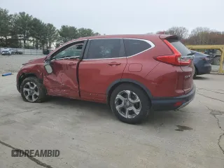 2017 Honda CR-V EX with VIN 2HKRW2H55HH645646, listed as a Copart auction lot 52140925 with 41,500 mi miles and Salvage Title. Bid and sale history available at carsss.com. Image 2.