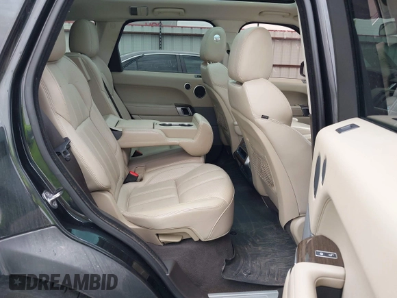 2016 Land Rover Range Rover Sport V6 Diesel HSE with VIN SALWR2KFXGA583834, listed as a IAAI auction lot 41882049 with 123,235 mi miles. Bid and sale history available at carsss.com. Image 8.