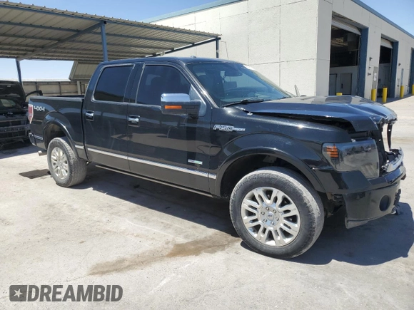 2014 Ford F-150 XL with VIN 1FTFW1ET1EFB39771, listed as a Copart auction lot 55361385 with 203,700 mi miles and Clean Title. Bid and sale history available at carsss.com. Image 4.