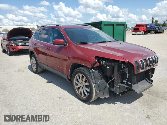 2016 Jeep Cherokee Limited z VIN 1C4PJMDB0GW259741, wystawiony jako Copart lot #62056605 z przebiegiem 178 625 mil mil oraz Szkoda całkowita • Salvage title. Historia ofert i sprzedaży dostępna na DreamBid. Obrazek 4.