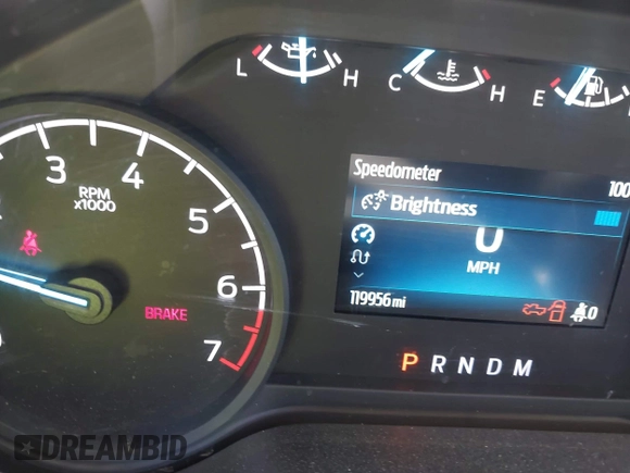 2021 Ford F-150 XL with VIN 1FTFW1CD1MFB31373, listed as a IAAI auction lot 42530409 with 119,956 mi miles and . Bid and sale history available at DreamBid. Image 7.