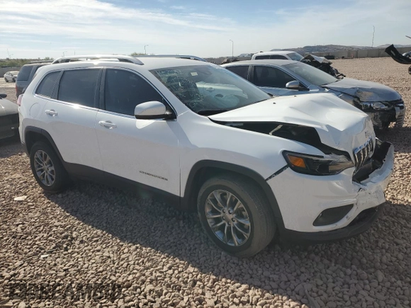 2021 Jeep Cherokee Latitude Lux with VIN 1C4PJLMXXMD156291, listed as a Copart auction lot 81510534 with 41,575 mi miles and Salvage Title. Bid and sale history available at carsss.com. Image 4.