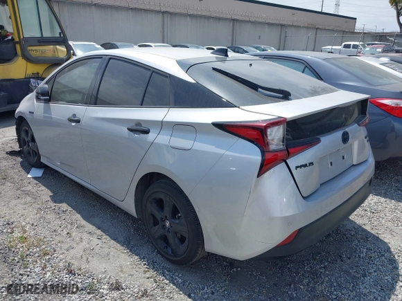 2022 Toyota Prius L Eco with VIN JTDKAMFU8N3164240, listed as a IAAI auction lot 41892462 with 35,980 mi miles. Bid and sale history available at carsss.com. Image 3.