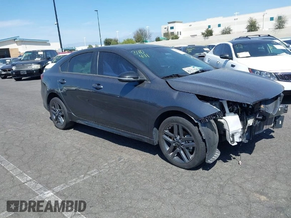 2020 Kia Forte GT-Line with VIN 3KPF34AD5LE251781, listed as a IAAI auction lot 41758706 with 64,323 mi miles. Bid and sale history available at carsss.com. Image 1.