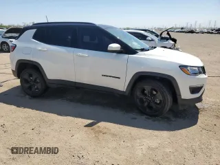 2019 Jeep Compass Latitude with VIN 3C4NJDBB6KT828486, listed as a Copart auction lot 56137755 with 47,119 mi miles and Salvage title. Bid and sale history available at DreamBid. Image 4.