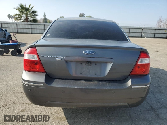2005 Ford Five Hundred Limited with VIN 1FAHP28195G123310, listed as a Copart auction lot 83026234 with 344,267 mi miles and Clean Title. Bid and sale history available at carsss.com. Image 6.