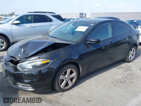2016 Dodge Dart SXT with VIN 1C3CDFBAXGD652531, listed as a IAAI auction lot 42109243 with 167,424 mi miles and . Bid and sale history available at carsss.com. Image 2.