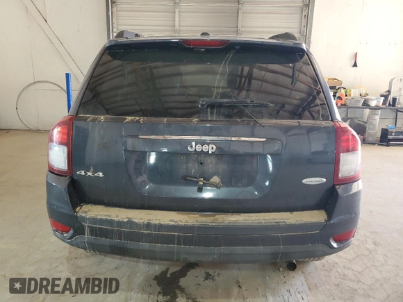 2016 Jeep Compass High Altitude Edition with VIN 1C4NJDEB5GD594365, listed as a Copart auction lot 45900265 with 0 mi miles and Salvage Title. Bid and sale history available at carsss.com. Image 6.
