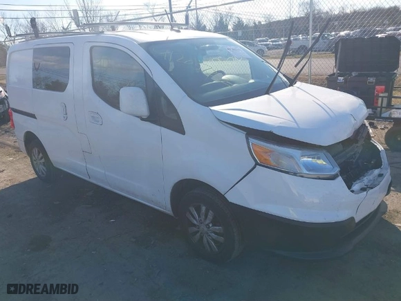 2015 Chevrolet City Express Cargo Van LT with VIN 3N63M0ZN5FK726628, listed as a IAAI auction lot 41203722 with 165,329 mi miles. Bid and sale history available at carsss.com. Image 1.