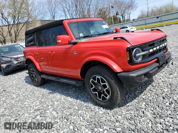 2023 Ford Bronco с VIN 1FMDE5DH0PLB63705, выставлен на аукционе Copart как лот 53321445 с пробегом 19 498 миль миль и Списание • Salvage title. История ставок и продаж доступна на DreamBid. Изображение 4.
