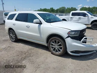 2017 Dodge Durango GT with VIN 1C4RDJDG4HC870126, listed as a IAAI auction lot 42420250 with 174,495 mi miles and . Bid and sale history available at DreamBid. Image 1.
