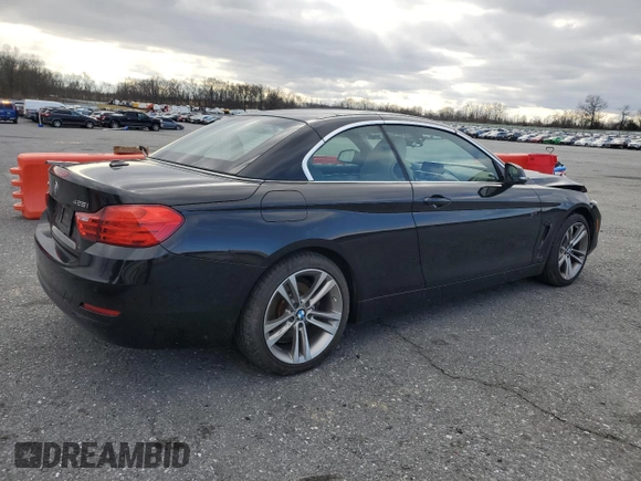 2016 BMW 4 Series 428i xDrive with VIN WBA3T1C58GP822612, listed as a Copart auction lot 87142454 with 85,437 mi miles and Salvage title. Bid and sale history available at DreamBid. Image 3.