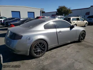 2005 Infiniti G35 Coupe with VIN JNKCV54E35M409223, listed as a Copart auction lot 76529324 with 131,992 mi miles and Salvage Title. Bid and sale history available at carsss.com. Image 3.